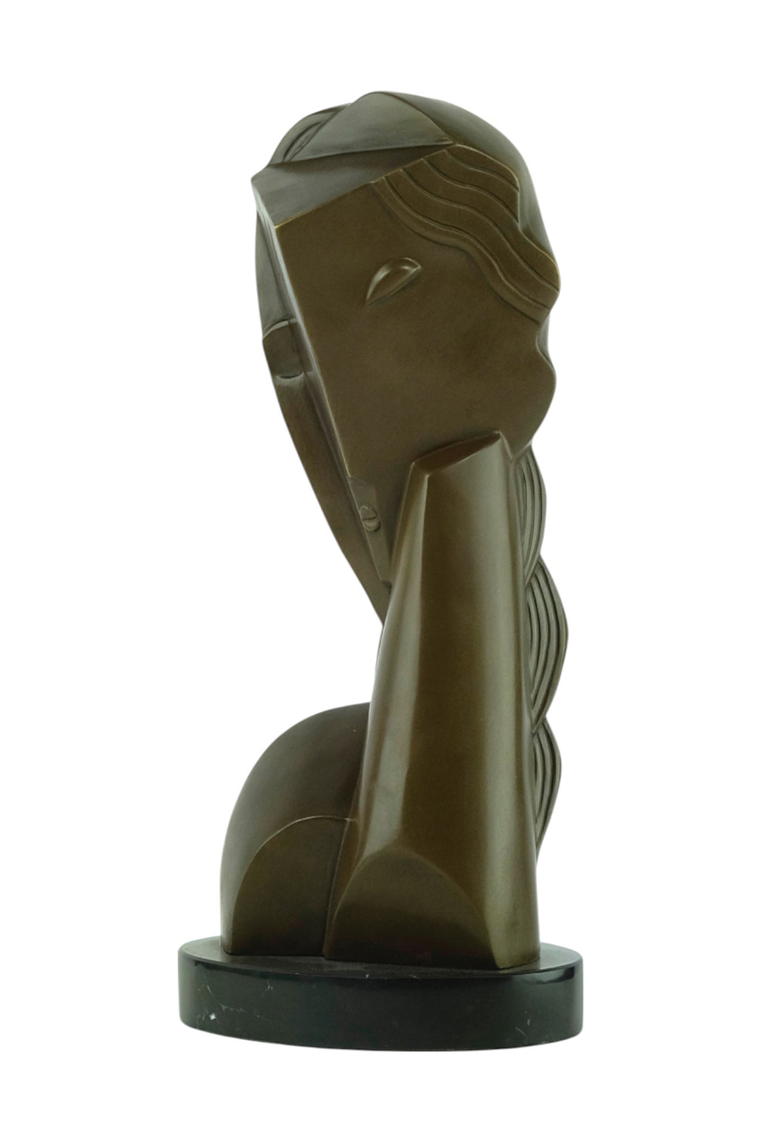 Bronzeskulptur nach Tête de jeune fille von Henri Laurens