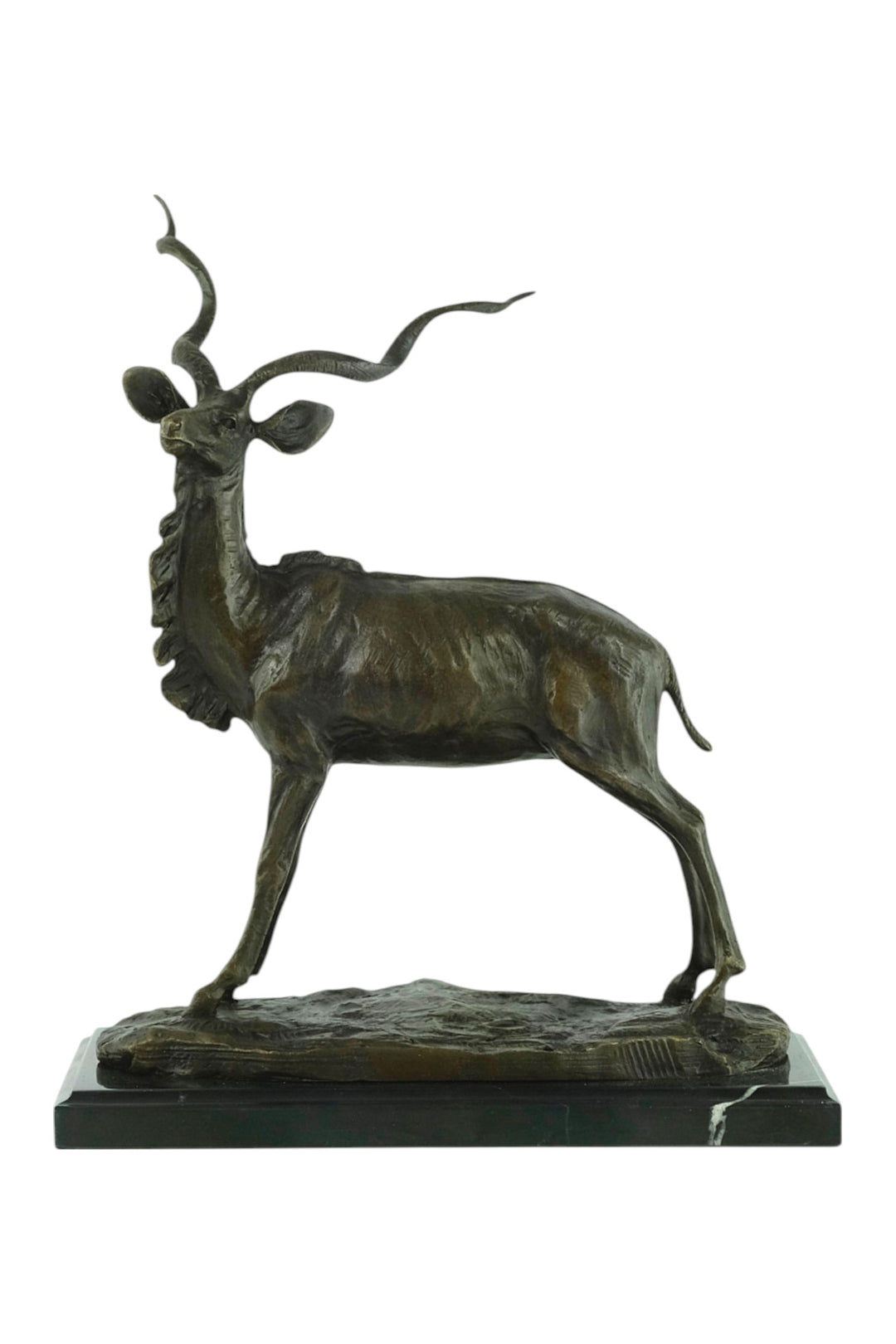 Bronzeskulptur eines afrikanischen Kudu