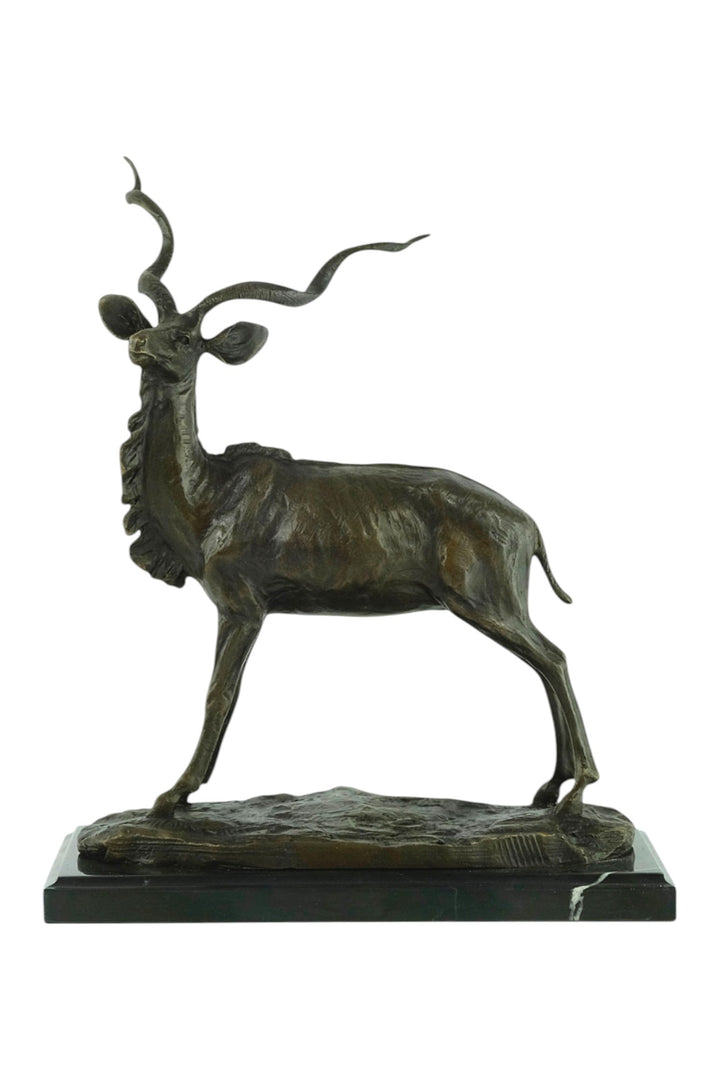 Bronzeskulptur eines afrikanischen Kudu