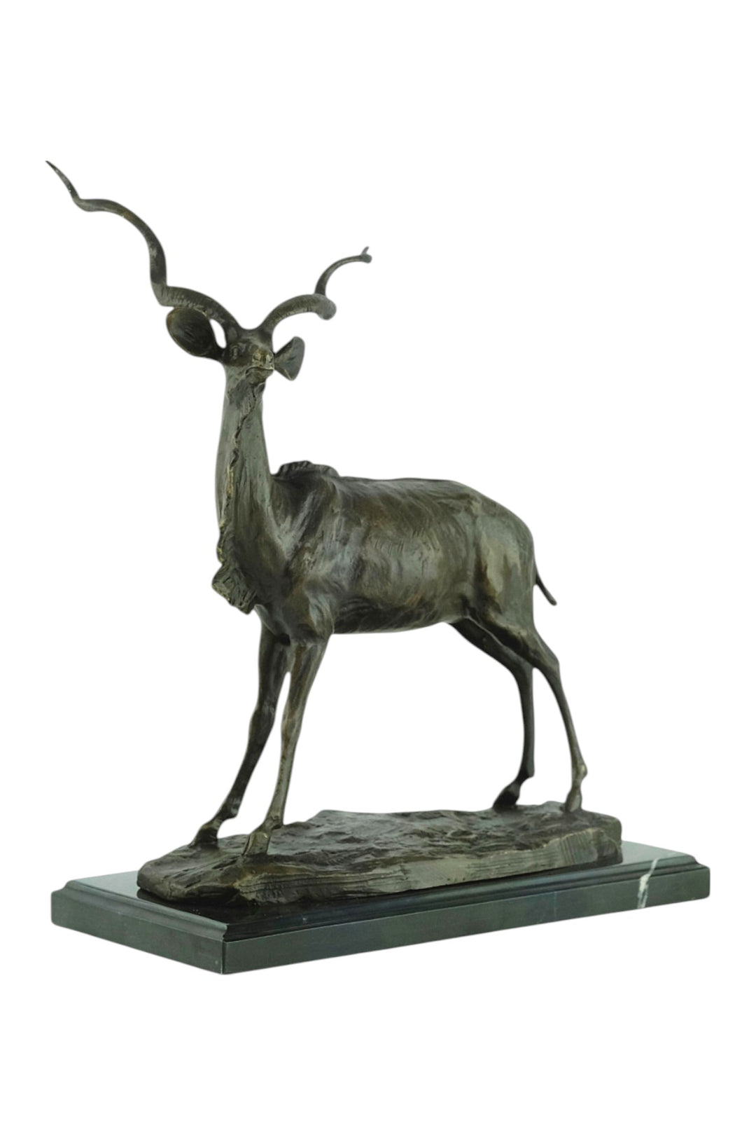 Bronzeskulptur eines afrikanischen Kudu