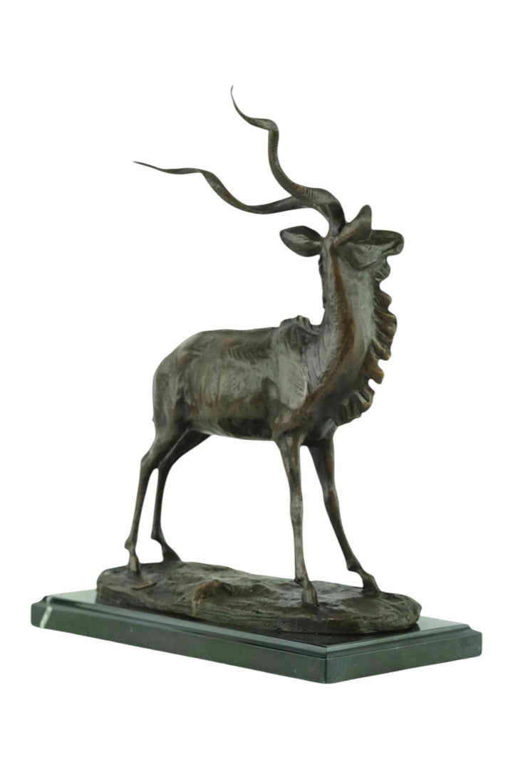Bronzeskulptur eines afrikanischen Kudu