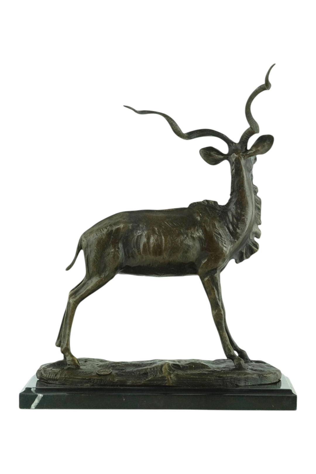 Bronzeskulptur eines afrikanischen Kudu