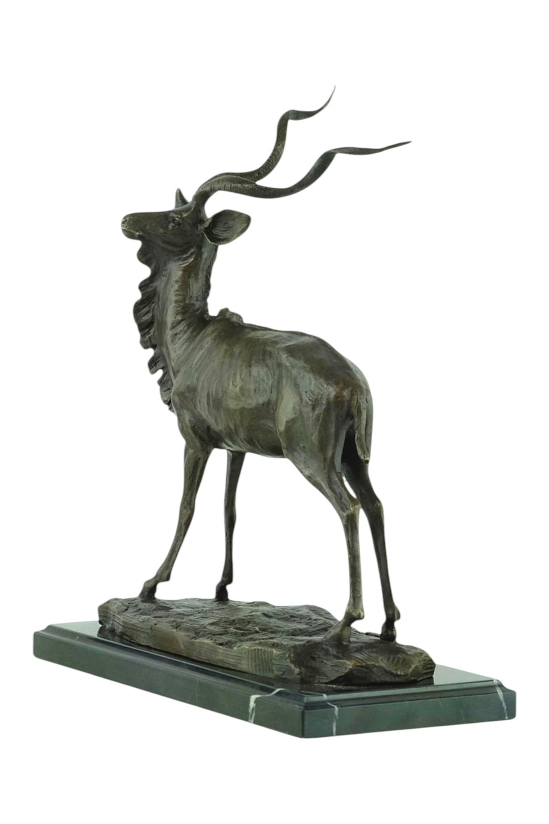 Bronzeskulptur eines afrikanischen Kudu
