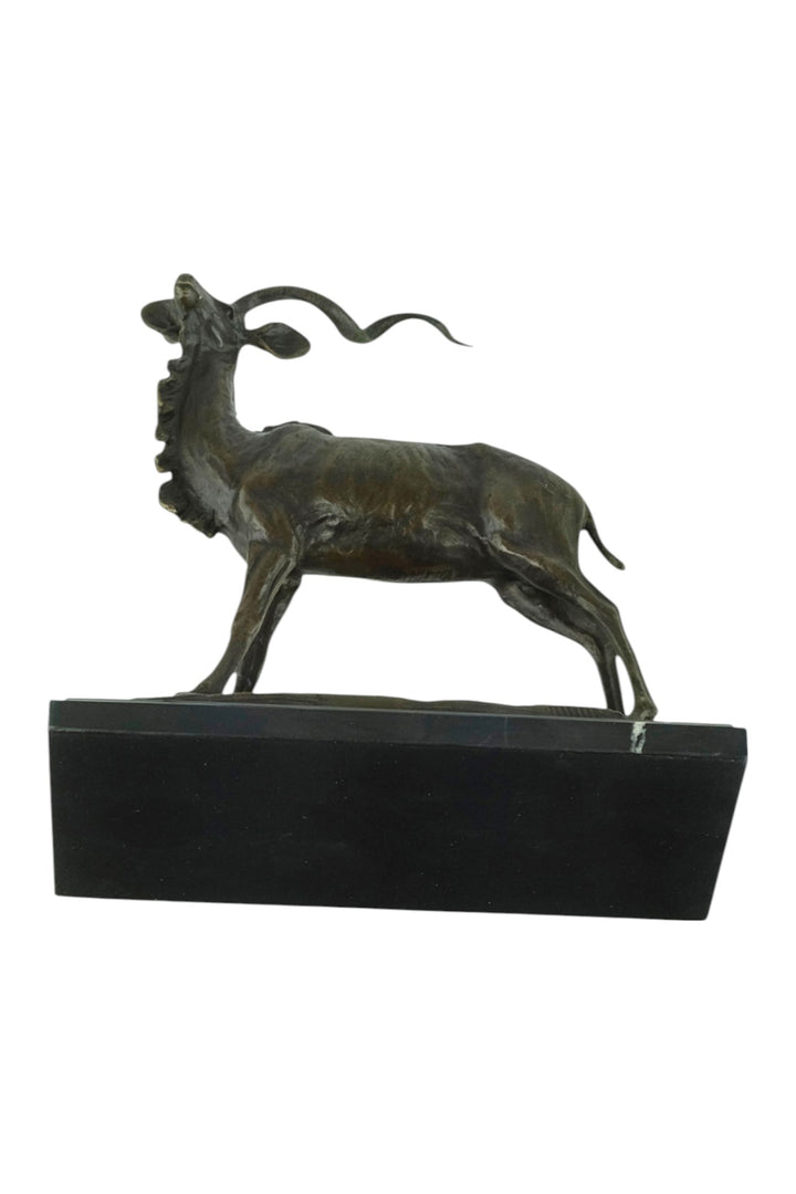 Bronzeskulptur eines afrikanischen Kudu