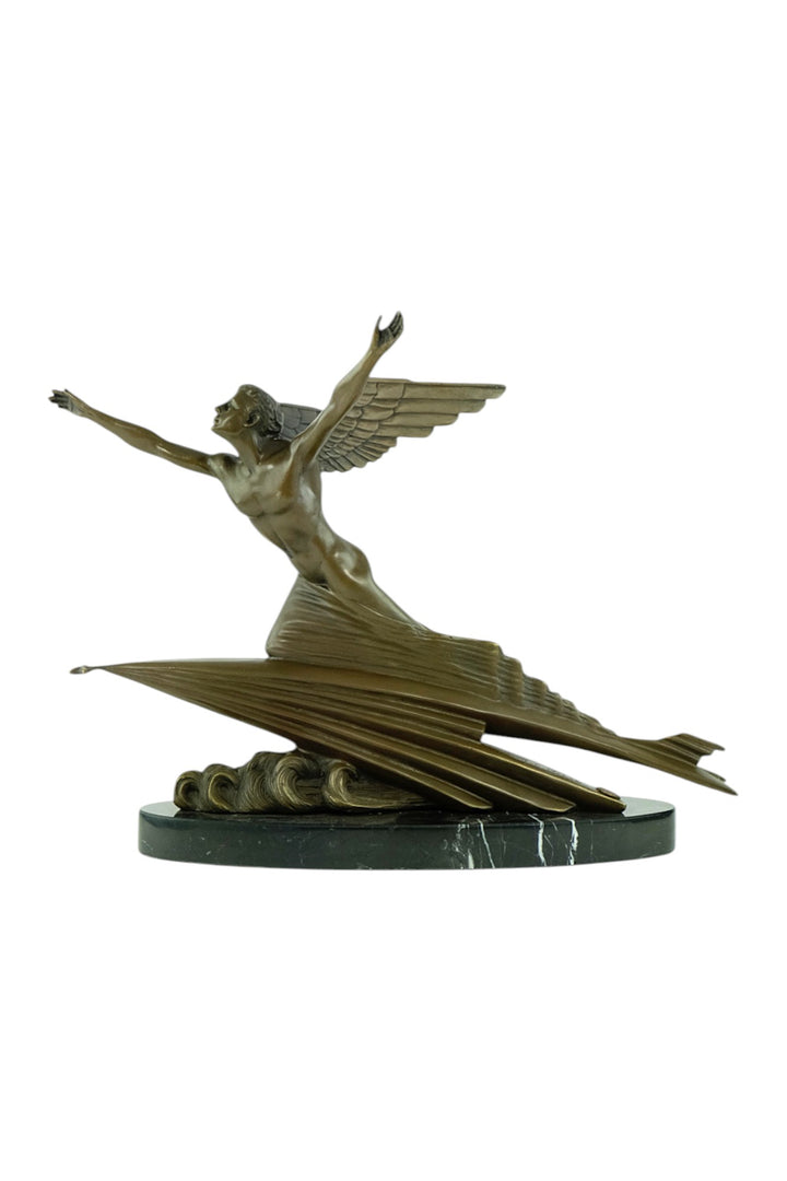 Bronzeskulptur 'The Aviator' nach Frédéric C. Focht