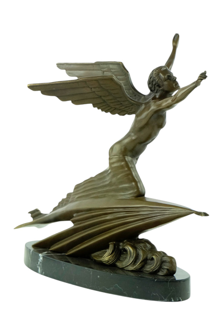 Bronzeskulptur 'The Aviator' nach Frédéric C. Focht