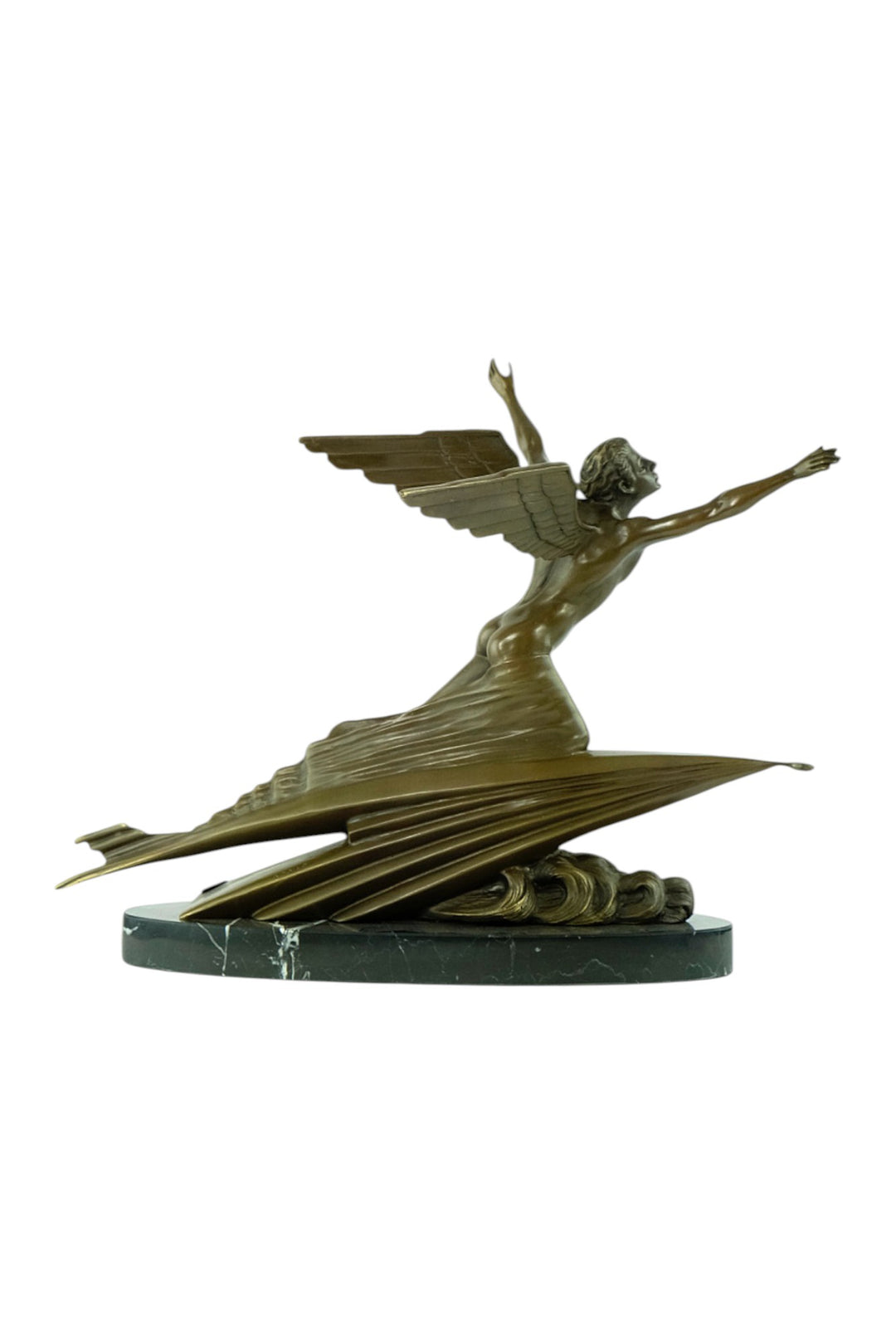 Bronzeskulptur 'The Aviator' nach Frédéric C. Focht