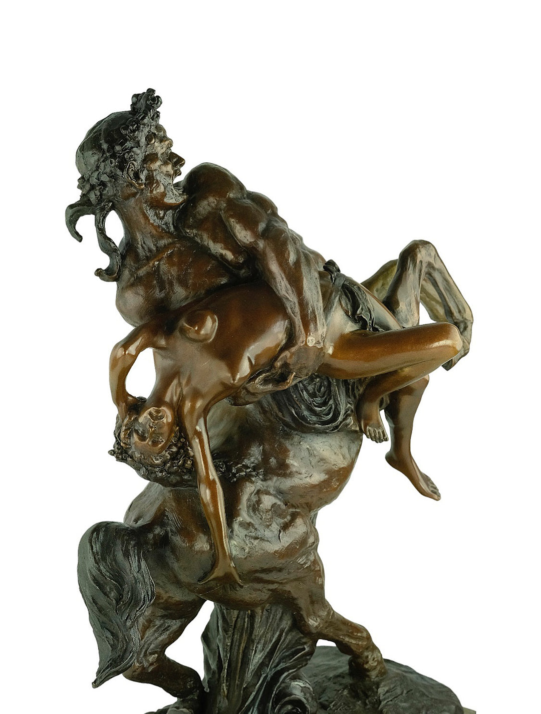Bronzen beeld van de Ontvoering van Hippodamia