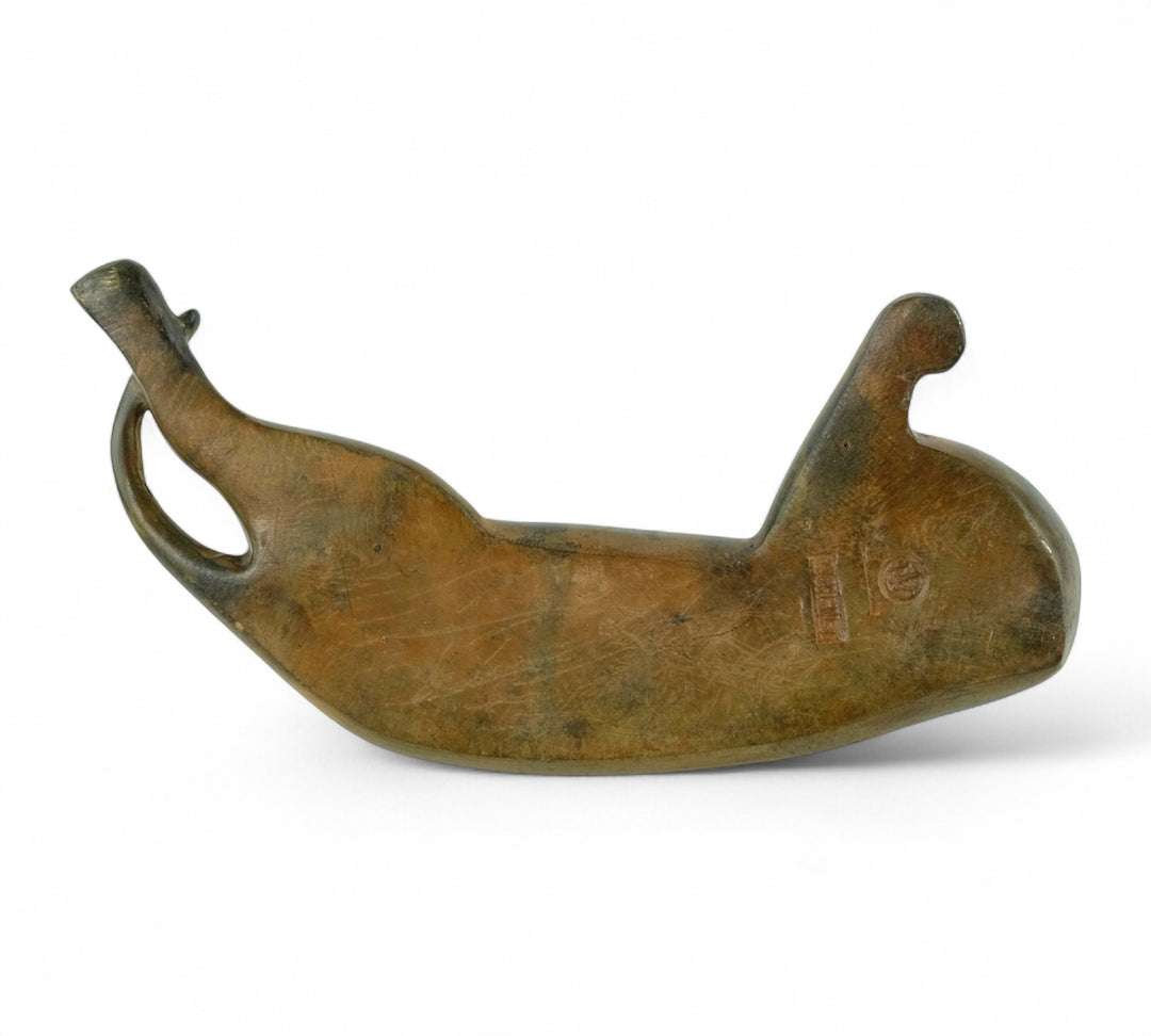 Bronze cat sculpture by Pierre Chenet
