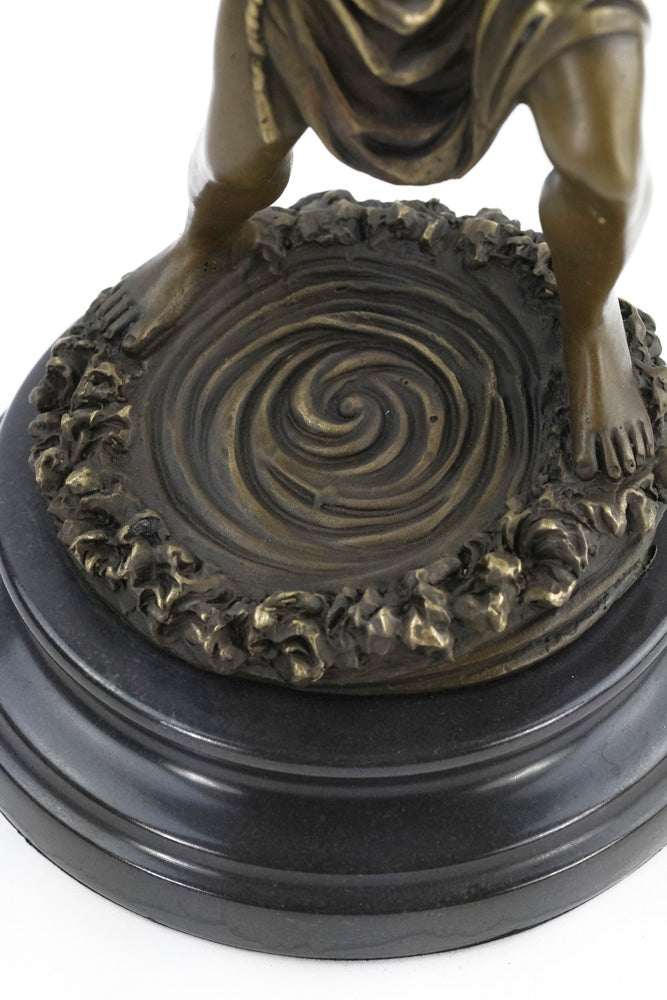 Bronze sculpture of Atlas carrying the world