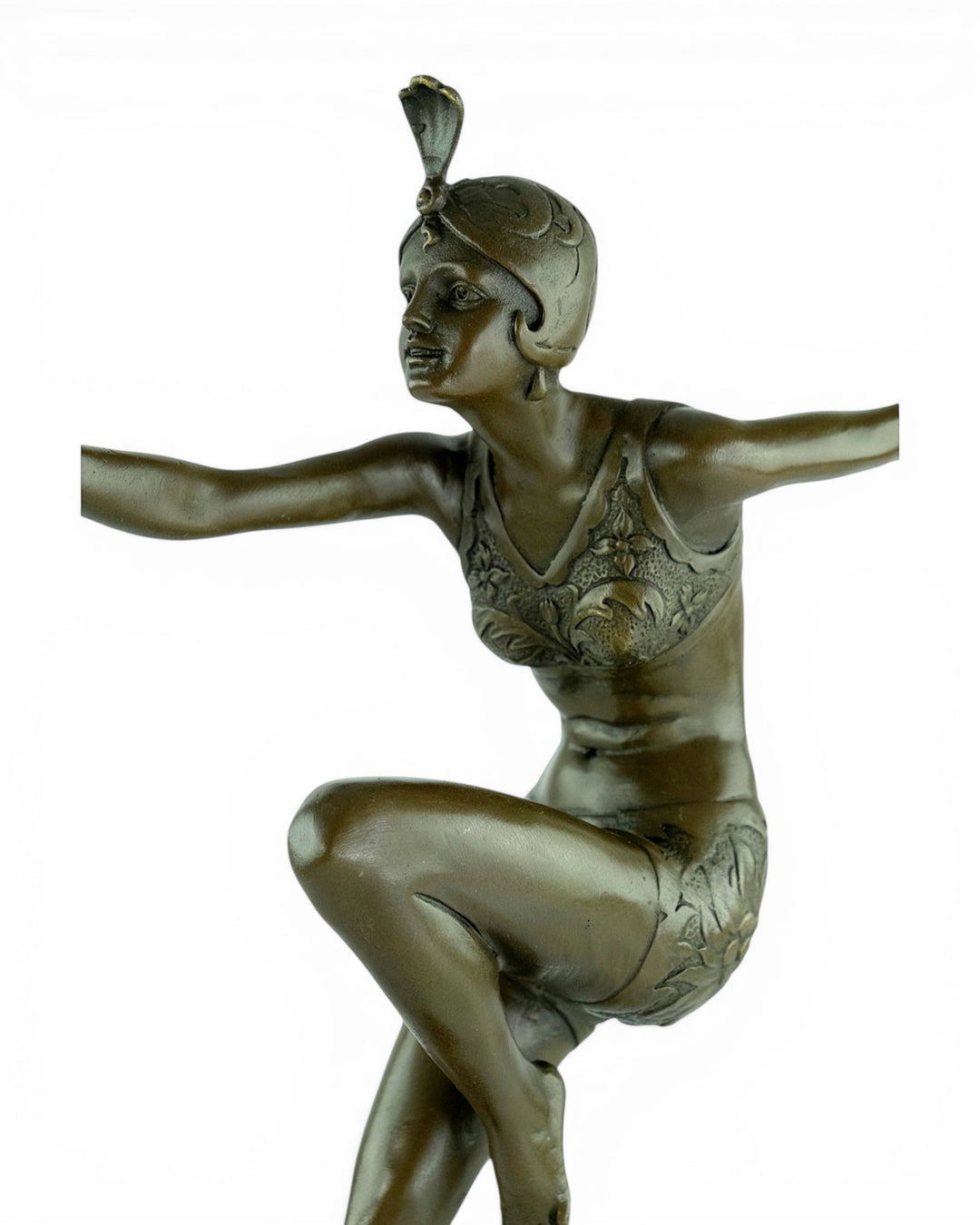 Bronze sculpture of a dancer named 'Con Brio'