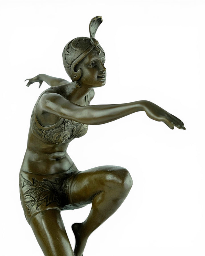 Bronze sculpture of a dancer named 'Con Brio'
