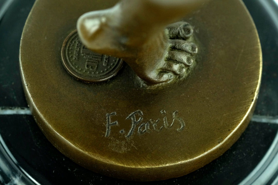 Bronze sculpture of a dancer named 'Con Brio'