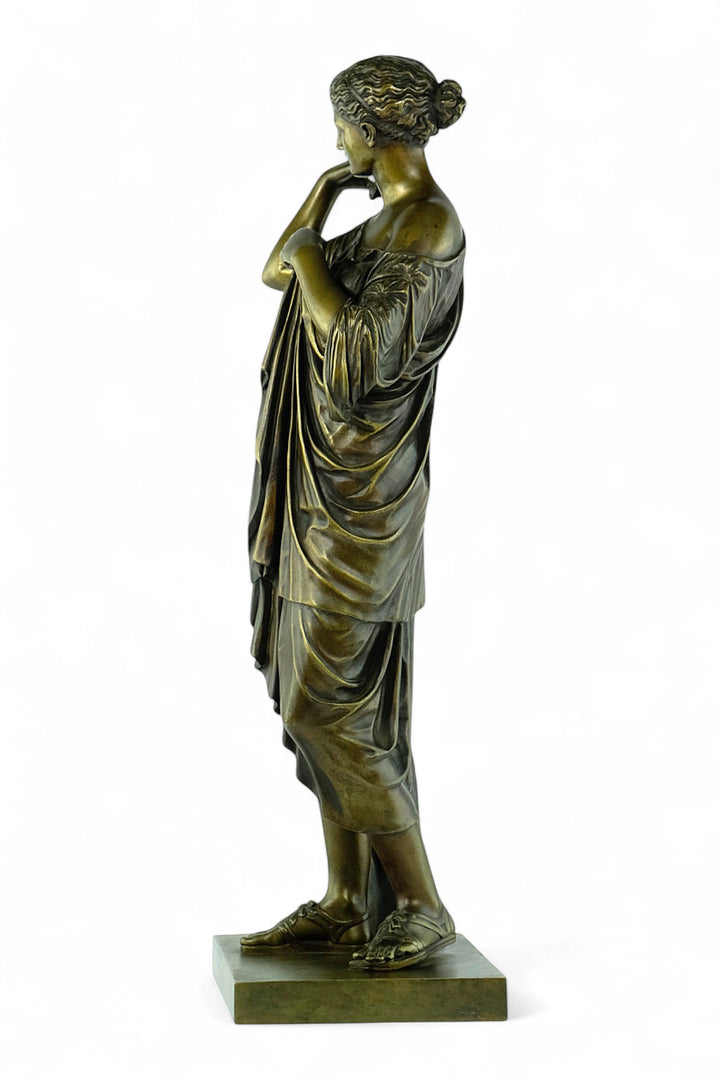 Antiek bronzen beeld van Diana van Gabii