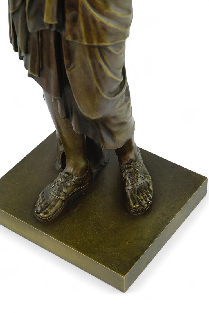 Antiek bronzen beeld van Diana van Gabii