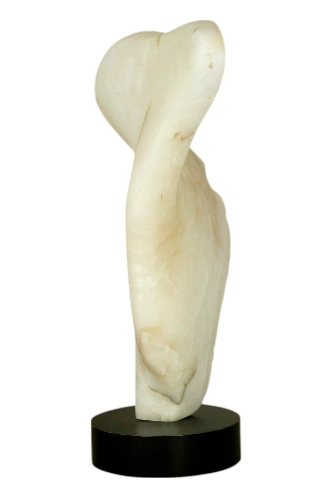 Abstrakte Alabasterskulptur von Marina Nuñez Del Prado