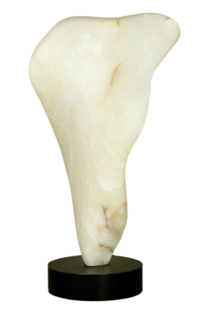 Abstrakte Alabasterskulptur von Marina Nuñez Del Prado