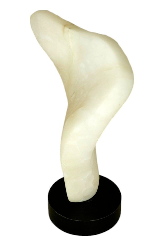 Abstrakte Alabasterskulptur von Marina Nuñez Del Prado