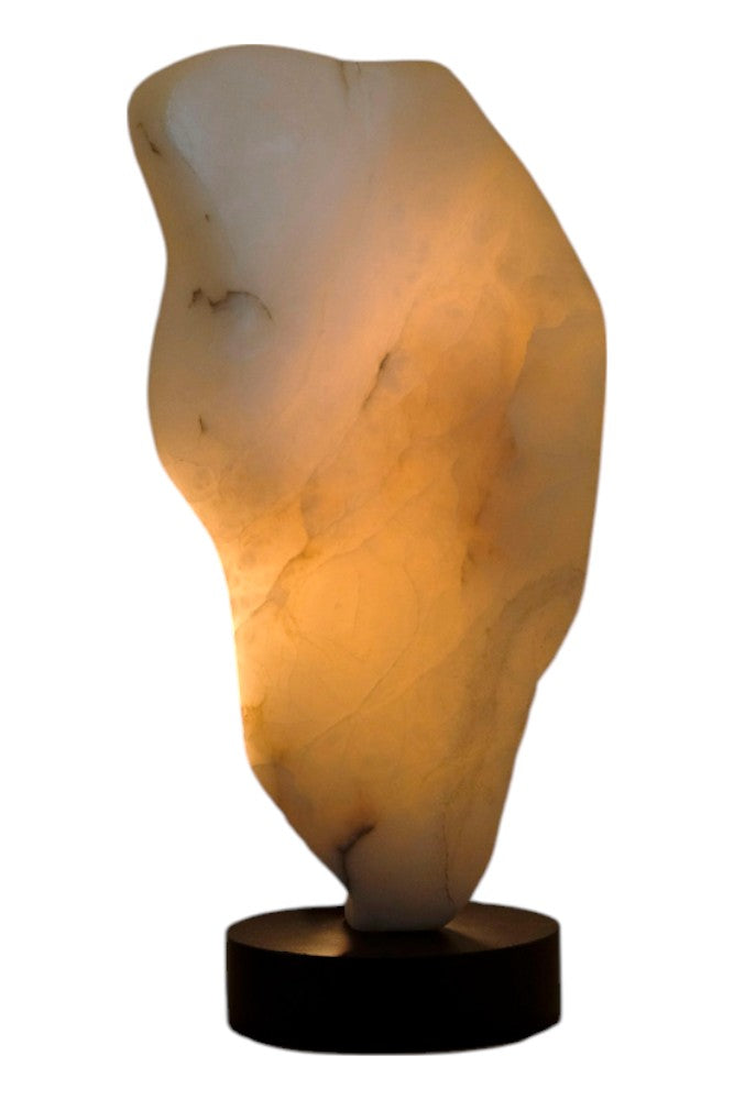 Abstrakte Alabasterskulptur von Marina Nuñez Del Prado