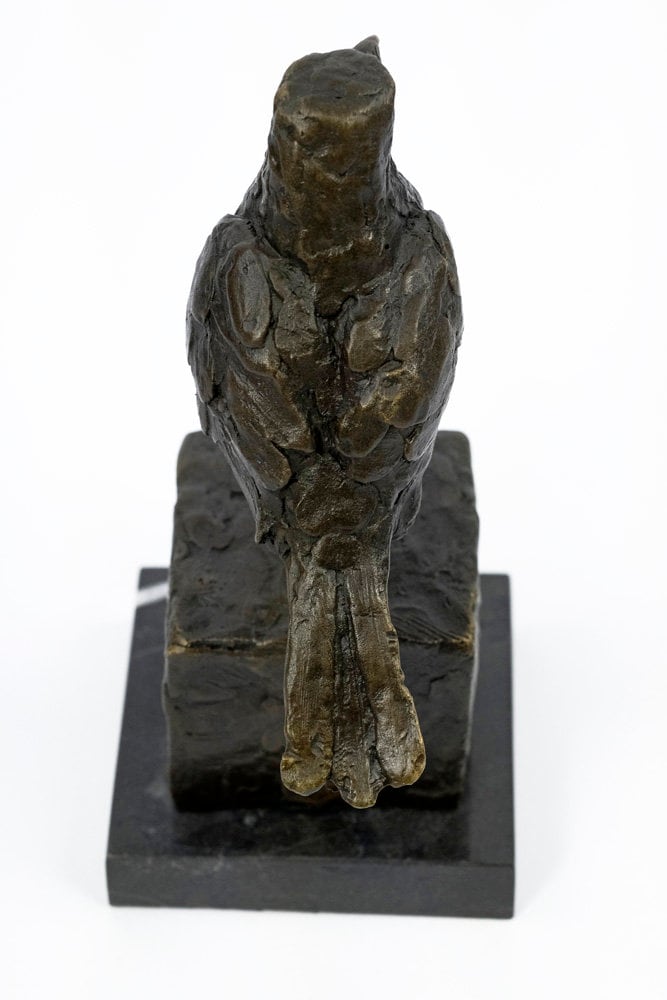 Bronze Sparrow Statue Bird Lovers Gift Bronze Bird Sculpture Animal Art Figurine Animal Sculpture Bird Gift Bird Decoration Contemporary Art