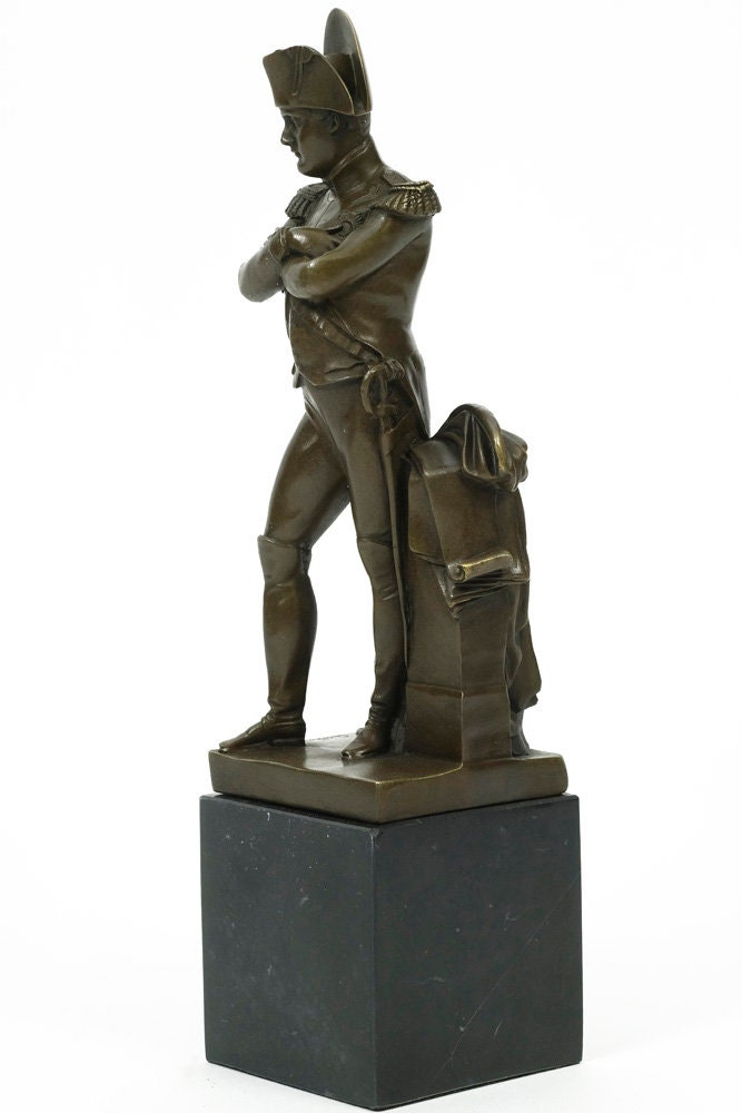 Bronze Napoleon Sculpture Napoleon Bonaparte with Arms Crossed Bronze Napoleon Statue Napoleon Collectable Art Sculpture Napoleon Gift
