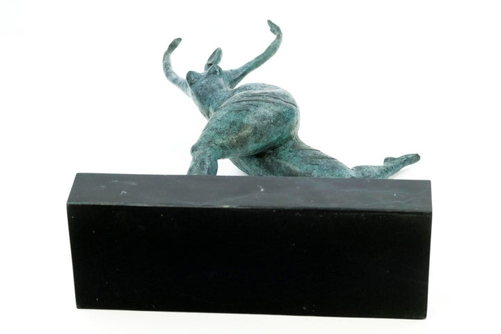 Large Modern Bronze Sculpture of a Dancing Female Bronze Female Statue Contemporary Art Statue Bronze Dancer Sculpture Dance Lovers Gift