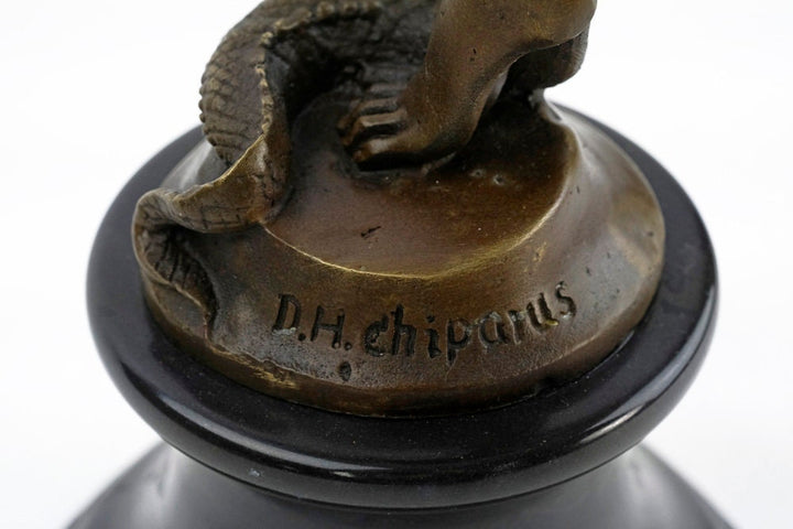 Art Deco Style Bronze Dancer Sculpture Snake Dancer Chiparus Bronze Statue Art Deco Bronze Statue Dancing Female Art Deco Bronze Female