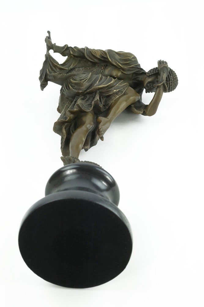 Art Deco Style Bronze Dancer Sculpture Snake Dancer Chiparus Bronze Statue Art Deco Bronze Statue Dancing Female Art Deco Bronze Female