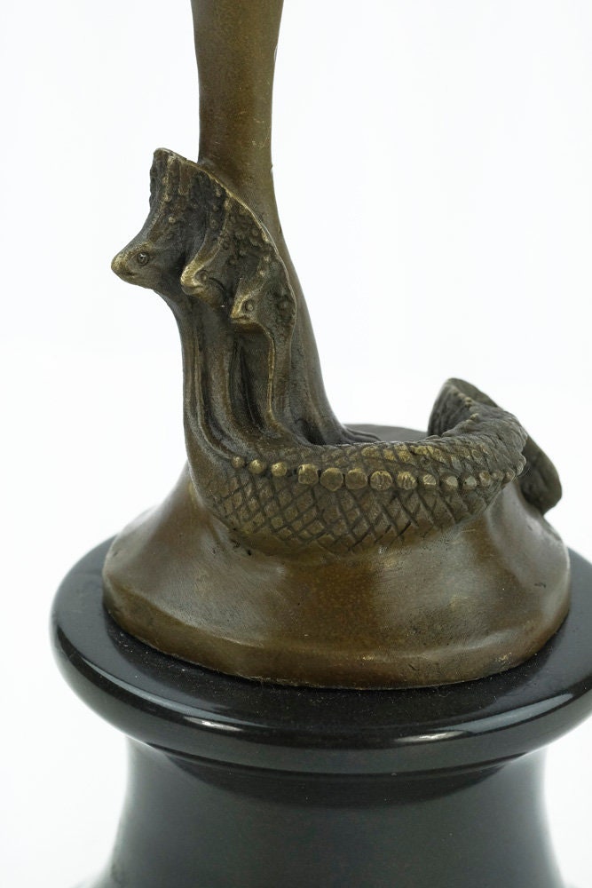 Art Deco Style Bronze Dancer Sculpture Snake Dancer Chiparus Bronze Statue Art Deco Bronze Statue Dancing Female Art Deco Bronze Female