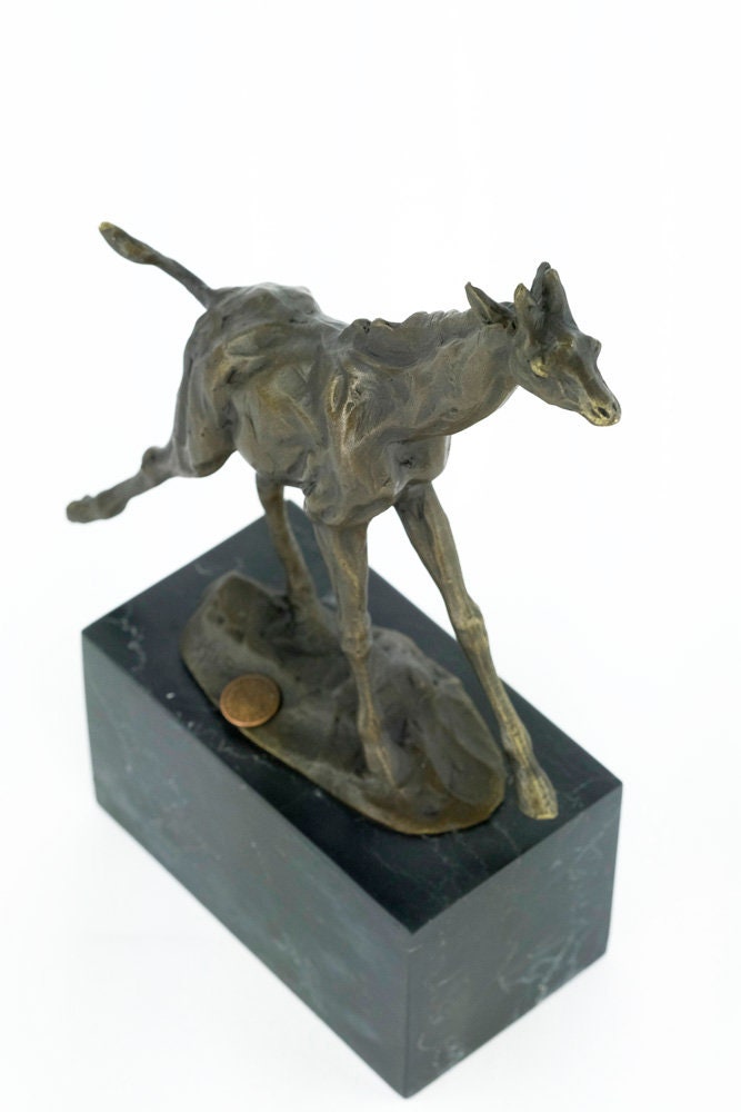 Bronze Giraffe Sculpture Animal Art Statue Running Giraffe Sculpture Bronze Giraffe Statue Wildlife Sculpture Giraffe Art Giraffe Gift