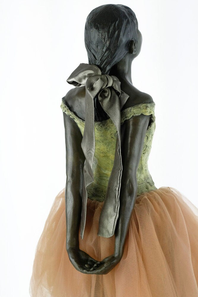 Large Bronze Ballerina Sculpture Bronze Dancer Degas Statue Little Dancer Aged Fourteen Sculpture Edgar Degas Bronze Dancer Art Deco Statue