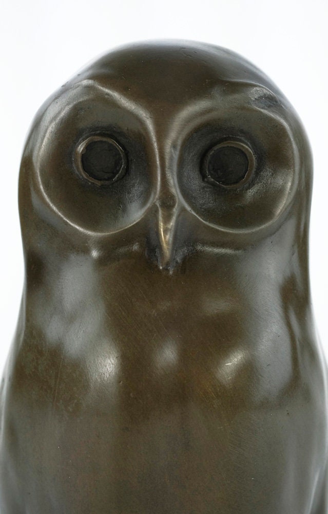 Bronze Owl Sculpture Animal Art Figurine Owl Gift Bronze Owl Statue Owl Art Owl Lovers Gift Owl Figurine Bronze Bird Sculpture
