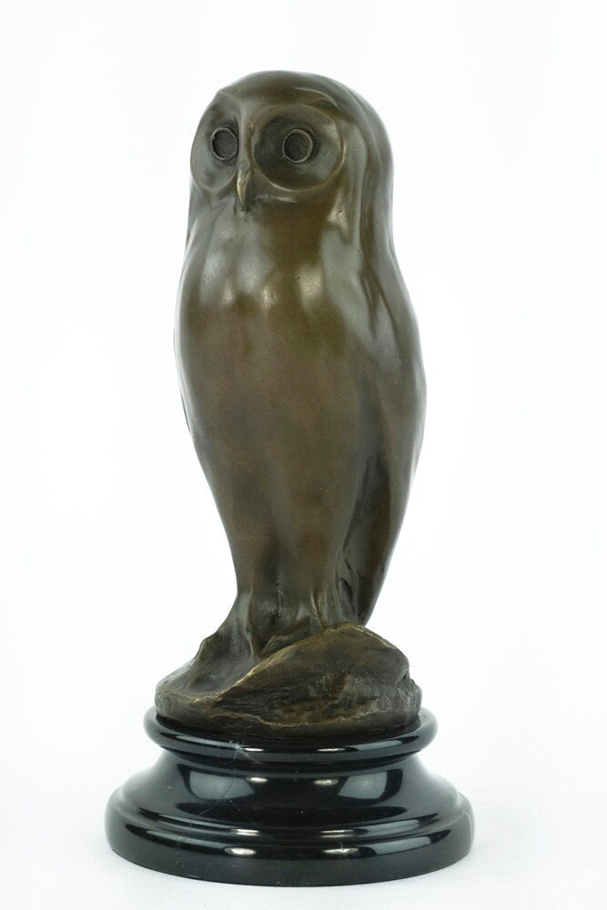 Bronze Owl Sculpture Animal Art Figurine Owl Gift Bronze Owl Statue Owl Art Owl Lovers Gift Owl Figurine Bronze Bird Sculpture