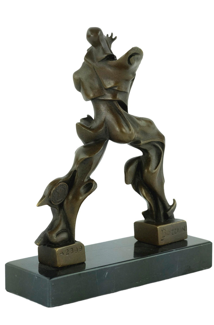 Cubist Bronze Sculpture of a Futuristic Walker Bronze Boccioni Statue Bronze Art Sculpture Futurism Italian Art Figurine Contemporary Art
