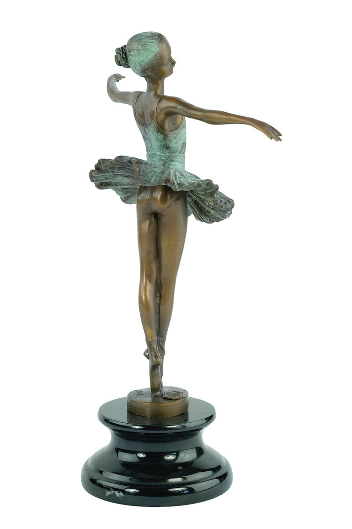 Bronze Ballerina Statue Contemporary Art Sculpture Bronze Ballet Dancer Sculpture Modern Art Figurine Dance Lovers Gift Milo Sculpture