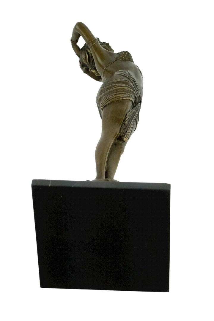 Large Bronze Sculpture of Awaking Female Bronze Art Statue Reveil Paul Philippe Art Deco Bronze Sculpture Art Deco Dancer Sculpture Woman