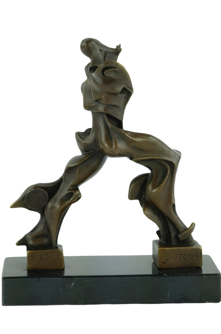 Cubist Bronze Sculpture of a Futuristic Walker Bronze Boccioni Statue Bronze Art Sculpture Futurism Italian Art Figurine Contemporary Art