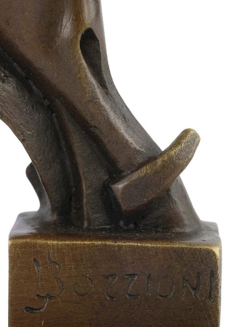 Cubist Bronze Sculpture of a Futuristic Walker Bronze Boccioni Statue Bronze Art Sculpture Futurism Italian Art Figurine Contemporary Art