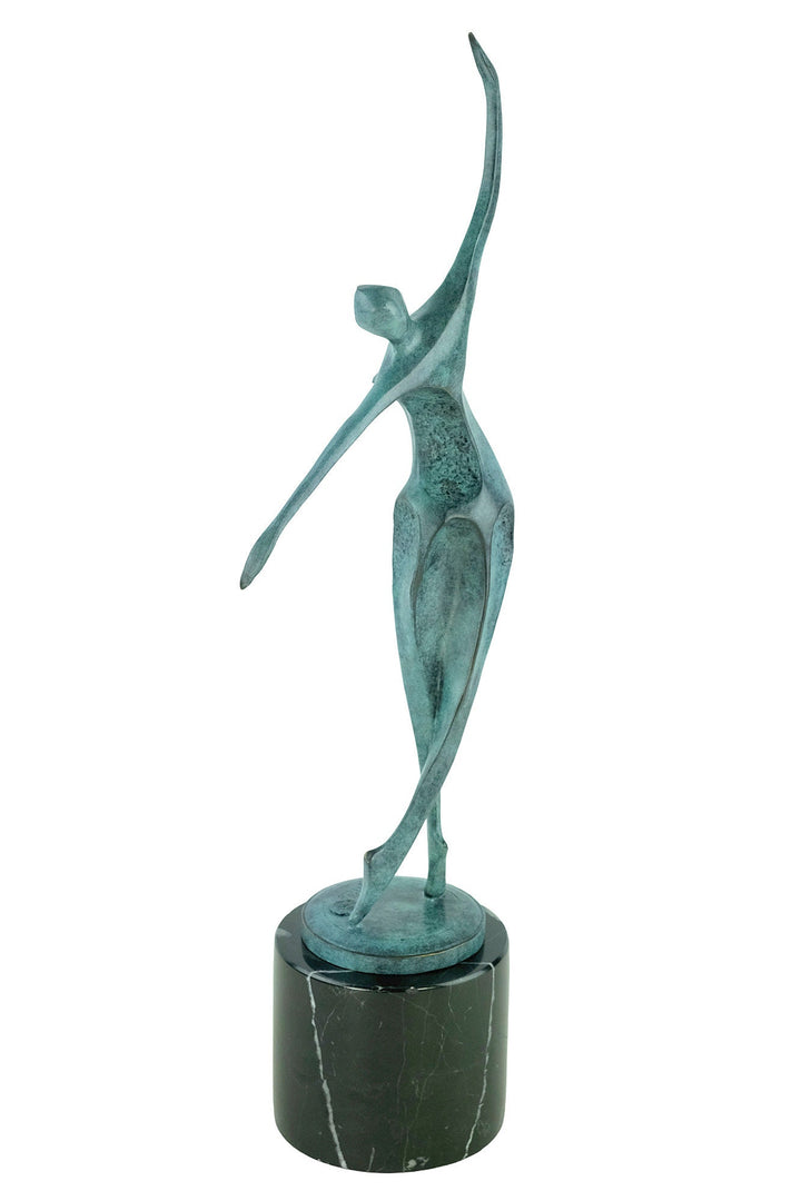 Modern Bronze Dancer Sculpture Dancing Female Statue Milo Bronze Sculpture Dancing Decoration Dancing Woman Art Statue Bronze Female Statue