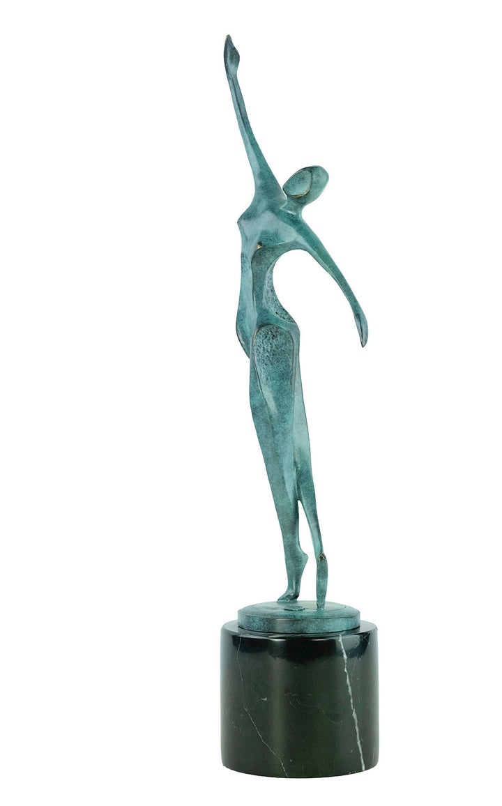 Modern Bronze Dancer Sculpture Dancing Female Statue Milo Bronze Sculpture Dancing Decoration Dancing Woman Art Statue Bronze Female Statue
