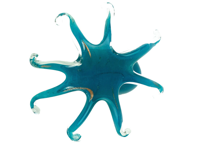 Glass Octopus Sculpture in Murano Style Animal Art Figurine Glass Octopus Statue Octopus Decoration Glass Octopus Figurine Octopus Gift