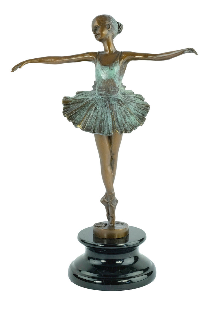 Bronze Ballerina Statue Contemporary Art Sculpture Bronze Ballet Dancer Sculpture Modern Art Figurine Dance Lovers Gift Milo Sculpture