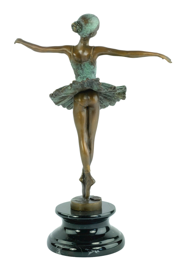 Bronze Ballerina Statue Contemporary Art Sculpture Bronze Ballet Dancer Sculpture Modern Art Figurine Dance Lovers Gift Milo Sculpture