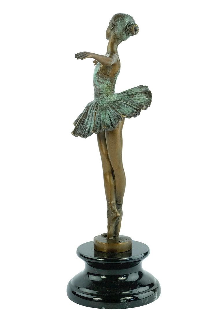 Bronze Ballerina Statue Contemporary Art Sculpture Bronze Ballet Dancer Sculpture Modern Art Figurine Dance Lovers Gift Milo Sculpture