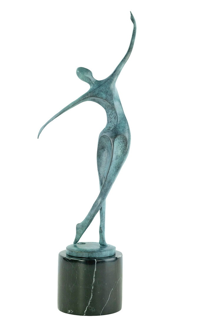 Modern Bronze Dancer Sculpture Dancing Female Statue Milo Bronze Sculpture Dancing Decoration Dancing Woman Art Statue Bronze Female Statue