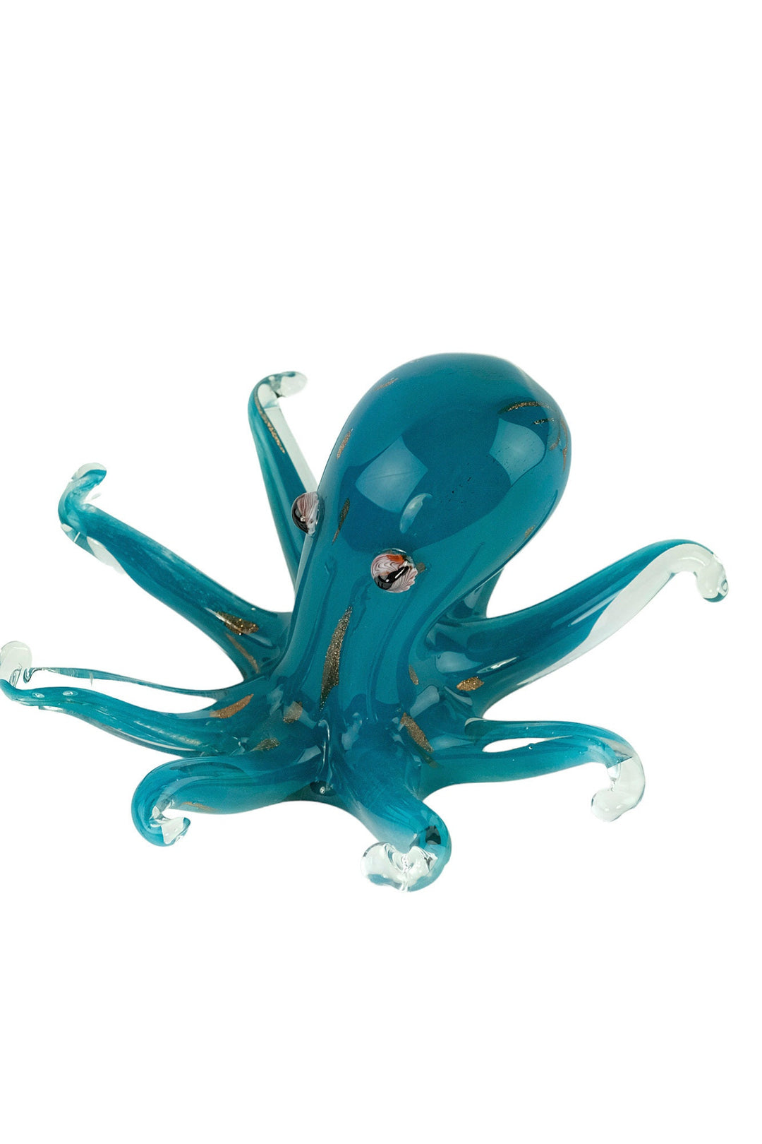 Glass Octopus Sculpture in Murano Style Animal Art Figurine Glass Octopus Statue Octopus Decoration Glass Octopus Figurine Octopus Gift