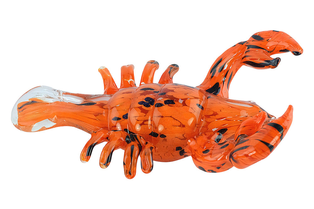 Glass Lobster Sculpture in Murano Style Lobster Lovers Gift Nautical Decor Italian Art Figurine Lobster Statue Glass Lobster Figurine