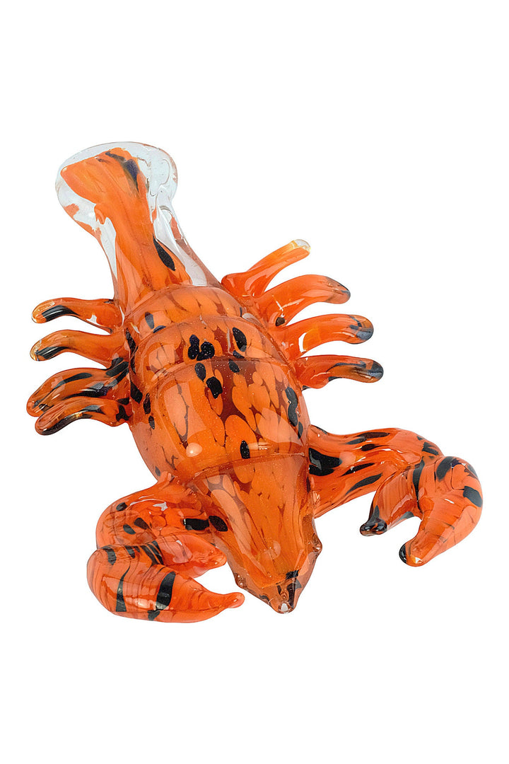 Glass Lobster Sculpture in Murano Style Lobster Lovers Gift Nautical Decor Italian Art Figurine Lobster Statue Glass Lobster Figurine