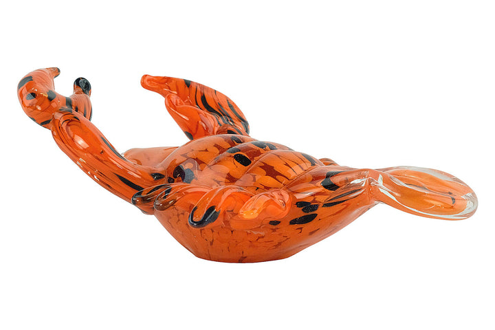 Glass Lobster Sculpture in Murano Style Lobster Lovers Gift Nautical Decor Italian Art Figurine Lobster Statue Glass Lobster Figurine