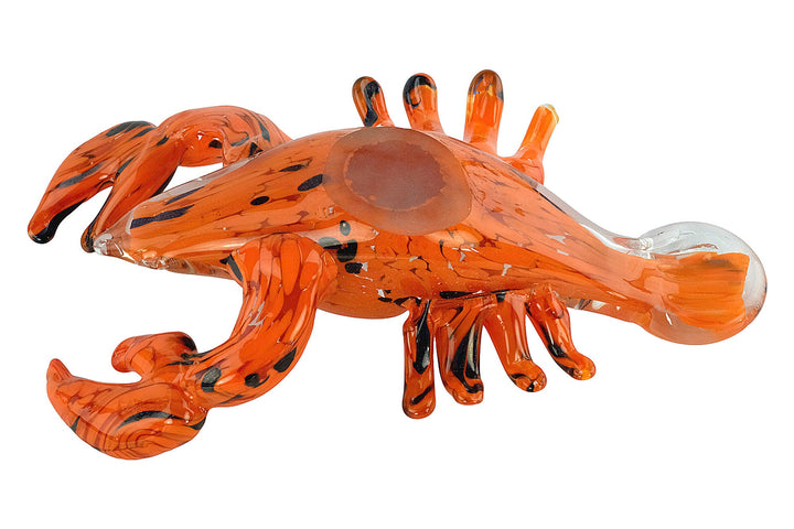 Glass Lobster Sculpture in Murano Style Lobster Lovers Gift Nautical Decor Italian Art Figurine Lobster Statue Glass Lobster Figurine